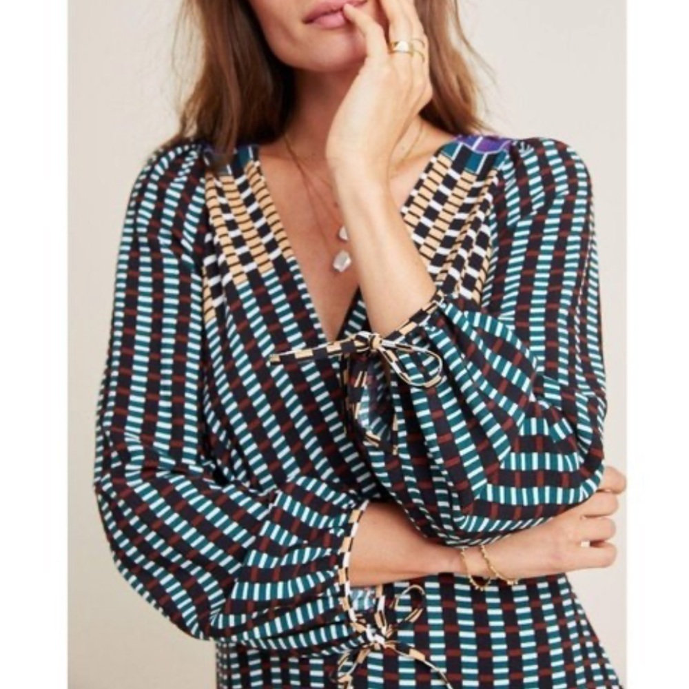 Anthropologie Maeve Gianna Tunic Dress - 4 - Picture 3 of 11